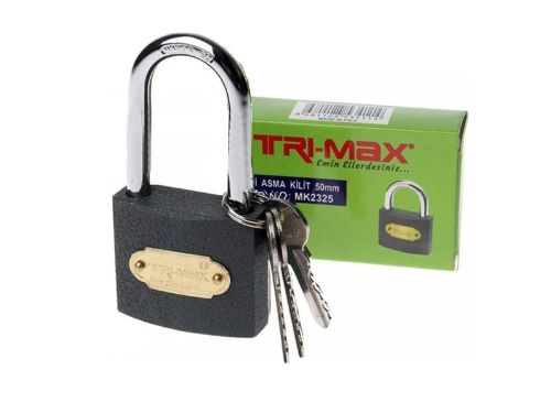 BAY-TEC ASMA KİLİT GRİ 50 MM